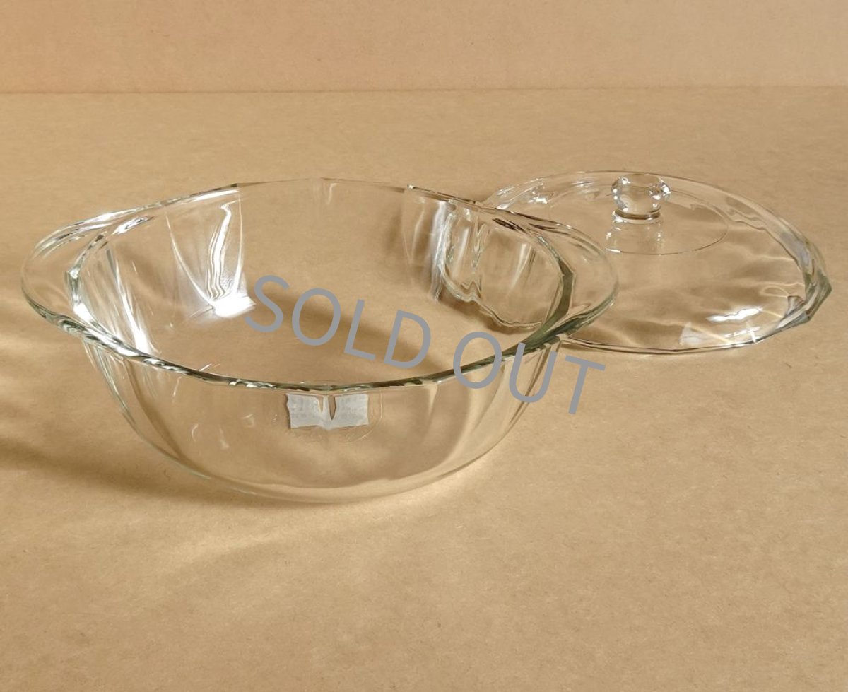 画像10: パイレックス 岩城硝子　耐熱 鍋蓋型キャセロール 中 日本製 19cm (10)