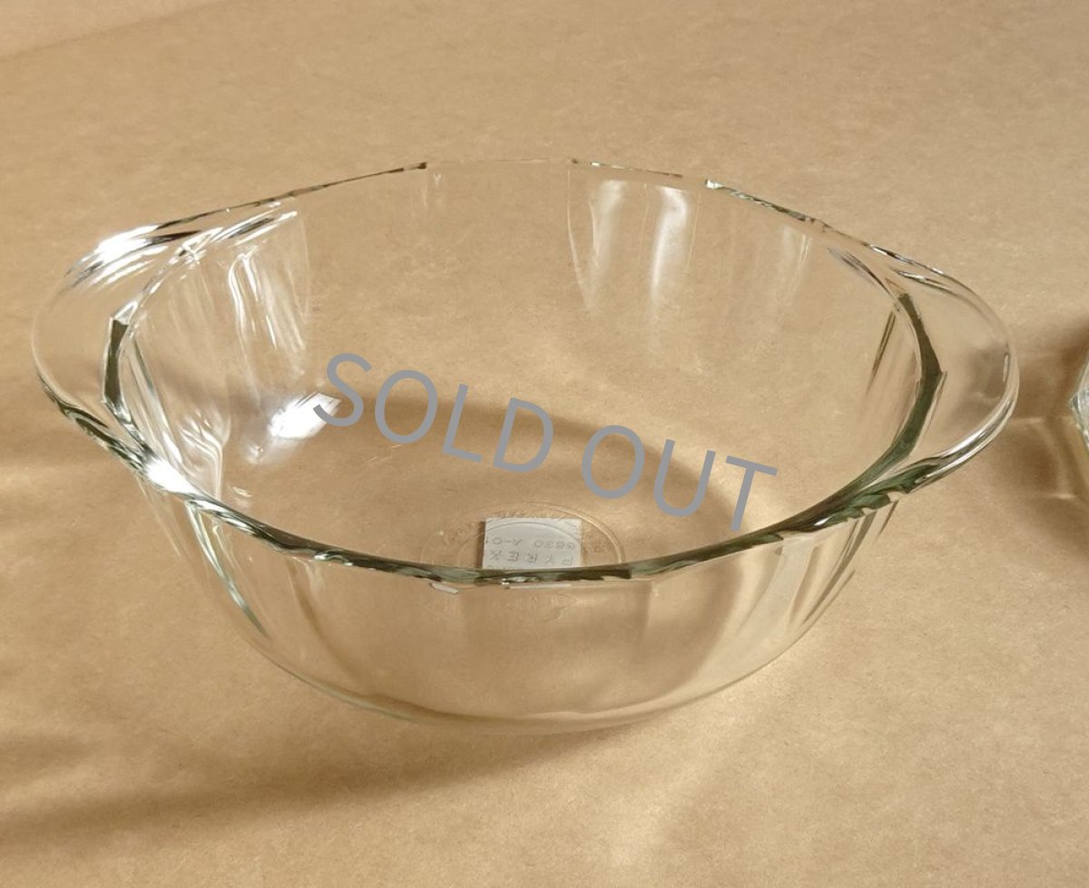 画像9: パイレックス 岩城硝子　耐熱 鍋蓋型キャセロール 中 日本製 19cm (9)