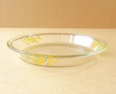 画像3: パイレックス 岩城硝子　耐熱パイ皿 黄花 25cm 日本製 (3)