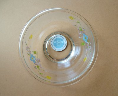 画像3: レトロ パイレックス 岩城硝子 ボウル 中 メイブルー 日本製 21cm