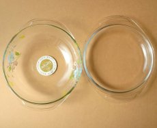 画像20: □outlet□レトロ パイレックス 耐熱キャセロール 中 メイブルー 日本製 19cm (20)