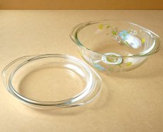 画像21: □outlet□レトロ パイレックス 耐熱キャセロール 中 メイブルー 日本製 19cm (21)