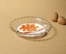 画像8: パイレックス 岩城硝子 耐熱ふち飾り皿 小 日本製 15cm (8)