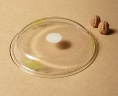 画像11: レトロ パイレックス 岩城硝子 耐熱パイ皿 黄花 22.5cm 日本製 (11)
