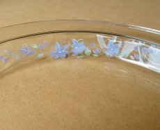 画像9: □outlet□レトロパイレックス 耐熱パイ皿 紫花 20cm 日本製 (9)
