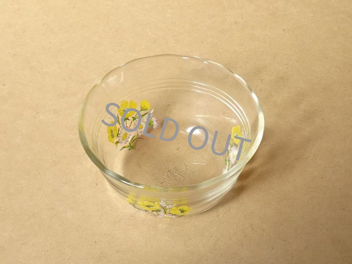 画像2: パイレックス USA製 コーニング社 カスタードカップ 小 ブーケ 9.3cm (2)