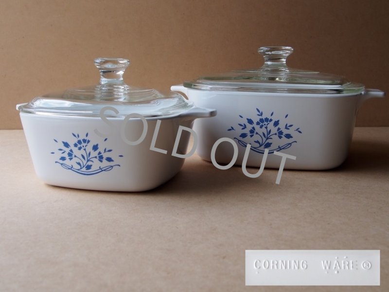未使用品 CorningWare 2.5リットル 輸入品 パイロセラム USA製 CORNING USA コーニング パイロセラム 耐熱ガラス鍋キャセロール