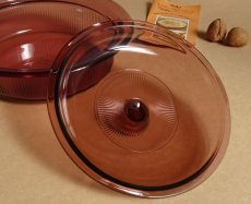 画像8: VISION コーニング社USA　直火用ガラス鍋 クランベリー 1.5L (8)