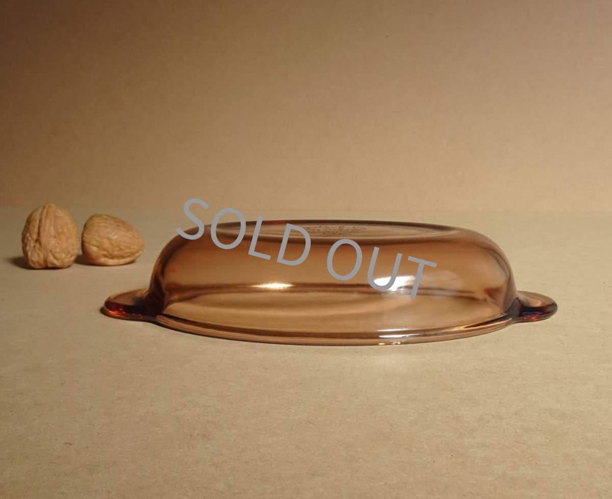 画像10: 【ご売約済】□outlet□VISION コーニング社USA　グラタン皿 アンバー (10)