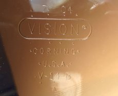 画像12: VISION コーニング社USA　グラタン皿 アンバー (12)