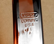画像12: VISION コーニング社USA　直火用ガラス片手鍋 アンバー 1L (12)