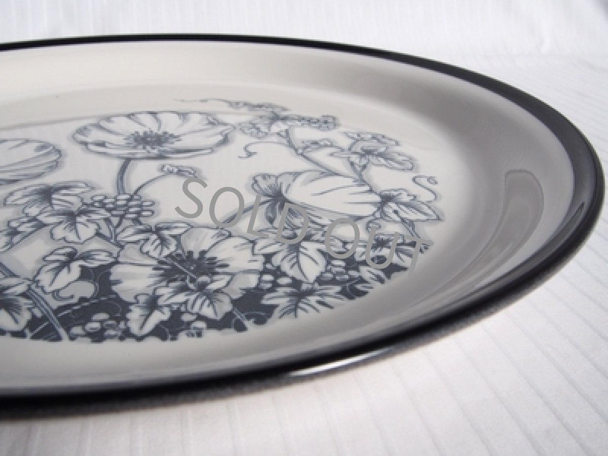 画像7: NITTO ノリタケ ストーンウェア　ディナー皿　ムーンフラワー 27.3cm (7)