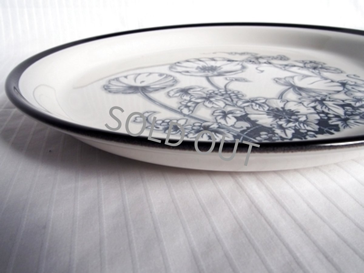画像6: NITTO ノリタケ ストーンウェア　ディナー皿　ムーンフラワー 27.3cm (6)