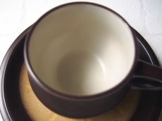 画像7: ノリタケ フォークストーン　カップ＆ソーサー　茶ベージュ (7)