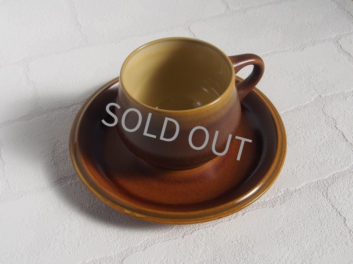 画像2: ノリタケ フォークストーン　 カップ＆ソーサー　縁ぼかし 先細 (2)