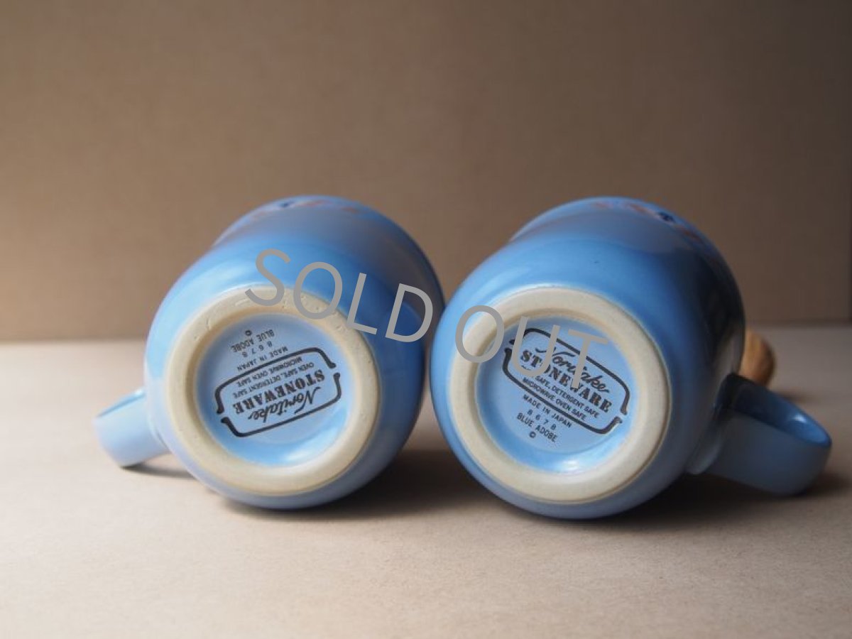 画像10: ノリタケ ストーンウェア マグカップ 2点セット Blue Adobe ※バラ売り可 (10)