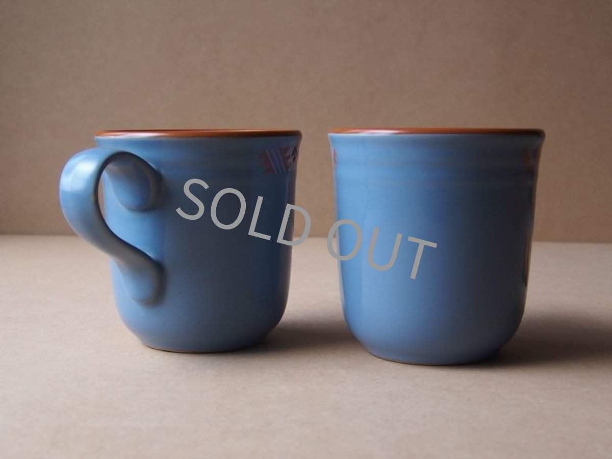 画像2: ノリタケ ストーンウェア マグカップ 2点セット Blue Adobe ※バラ売り可 (2)