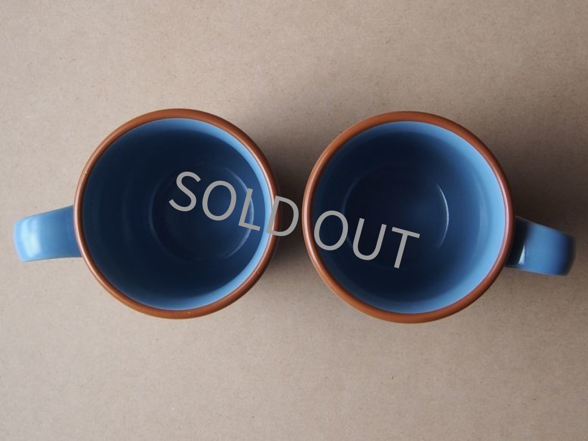 画像3: ノリタケ ストーンウェア マグカップ 2点セット Blue Adobe ※バラ売り可 (3)