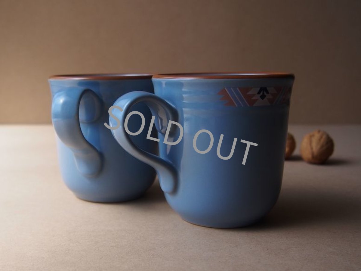 画像6: ノリタケ ストーンウェア マグカップ 2点セット Blue Adobe ※バラ売り可 (6)
