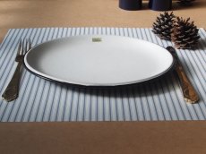 画像2: ノリタケ フォークストーン　楕円形の取り皿　21cm (2)