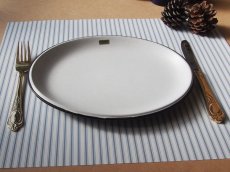 画像3: ノリタケ フォークストーン　楕円形の取り皿　21cm (3)