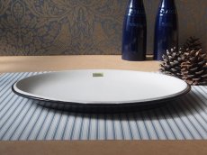 画像4: ノリタケ フォークストーン　楕円形の取り皿　21cm (4)