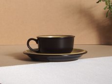 画像4: ノリタケ フォークストーン　ティーカップ＆ソーサー 茶 (4)