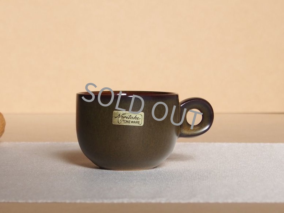 画像14: ノリタケ フォークストーン　 デミタスカップ＆ソーサー　緑 (14)