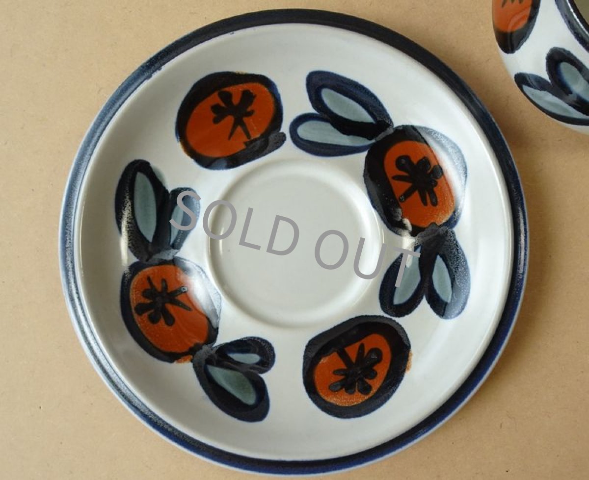 画像14: ノリタケ フォークストーン　 カップ＆ソーサー　実　先細 (14)