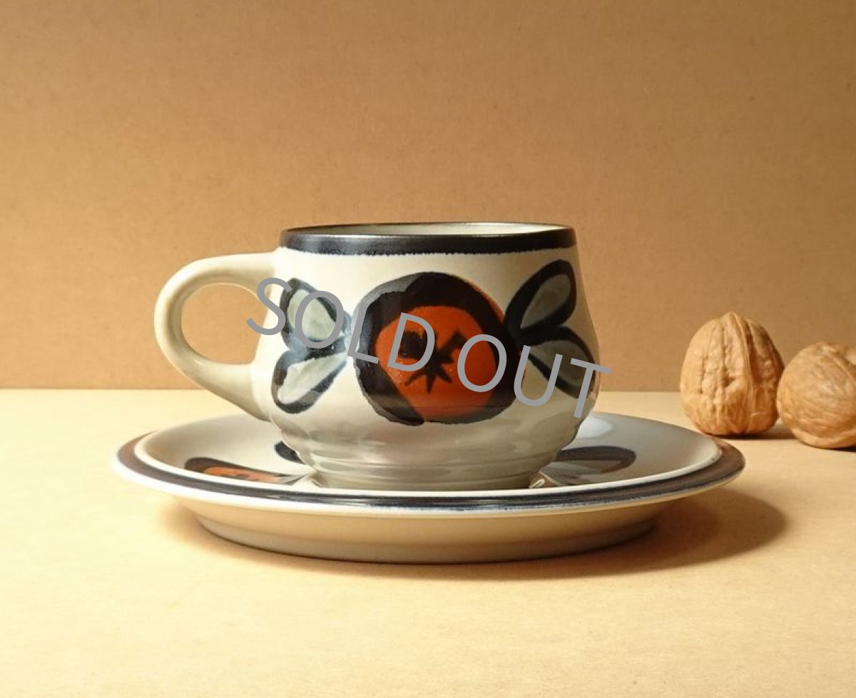 画像3: ノリタケ フォークストーン　 カップ＆ソーサー　実　先細 (3)