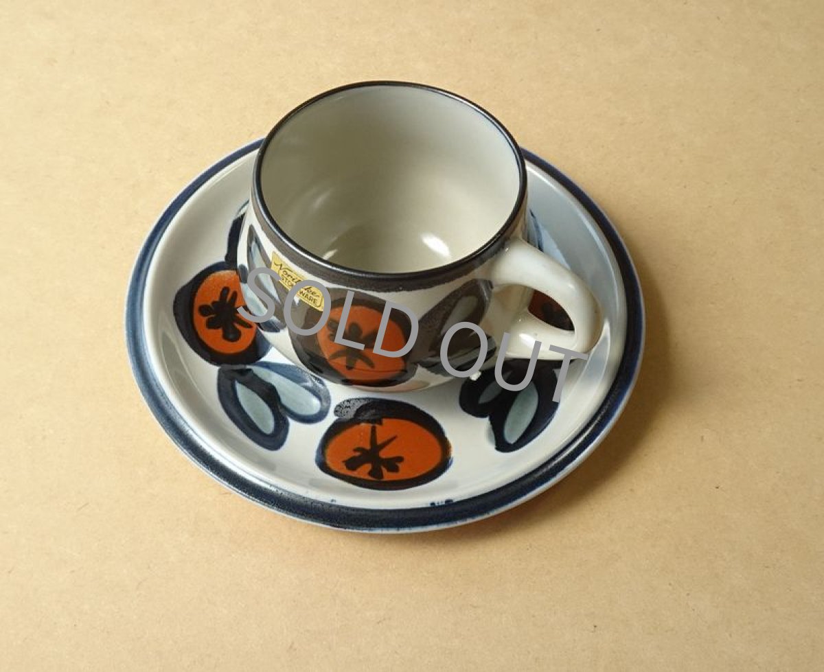 画像5: ノリタケ フォークストーン　 カップ＆ソーサー　実　先細 (5)