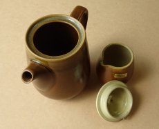 画像11: ノリタケ フォークストーン　デミタスポット2点組　茶 (11)