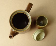 画像12: ノリタケ フォークストーン　デミタスポット2点組　茶 (12)