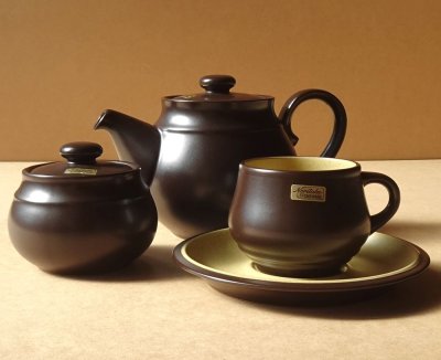 画像2: ノリタケ フォークストーン ポット 茶 750ml