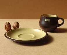 画像11: ノリタケ フォークストーン カップ＆ソーサー 茶 先細 (11)