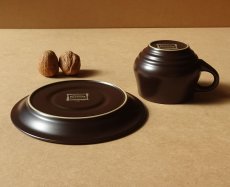 画像18: ノリタケ フォークストーン カップ＆ソーサー 茶 先細 (18)