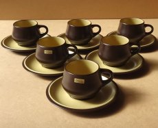 画像23: ノリタケ フォークストーン カップ＆ソーサー 茶 先細 (23)