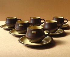 画像22: ノリタケ フォークストーン カップ＆ソーサー 茶 先細 (22)