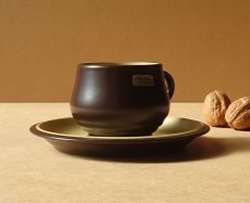 画像5: ノリタケ フォークストーン カップ＆ソーサー 茶 先細 (5)