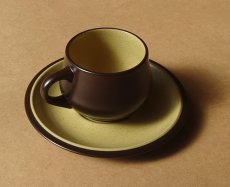 画像8: ノリタケ フォークストーン カップ＆ソーサー 茶 先細 (8)