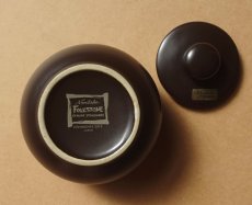 画像13: ノリタケ フォークストーン シュガーポット 茶 (13)
