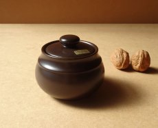 画像2: ノリタケ フォークストーン シュガーポット 茶 (2)