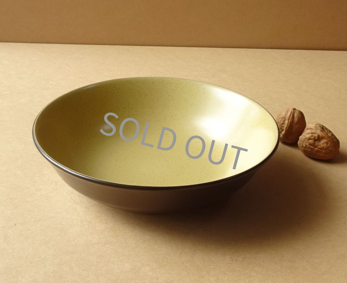 画像2: ノリタケ フォークストーン　深皿 ボウル　茶 21cm (2)