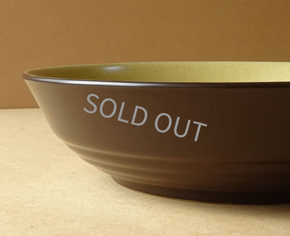 画像5: ノリタケ フォークストーン　深皿 ボウル　茶 21cm (5)