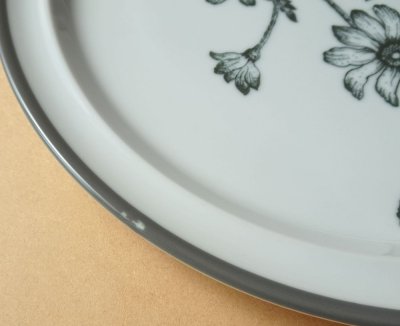 画像3: 【B品】ノリタケ  ストーンウェア　ディナー皿 アネモネ 26.5cm