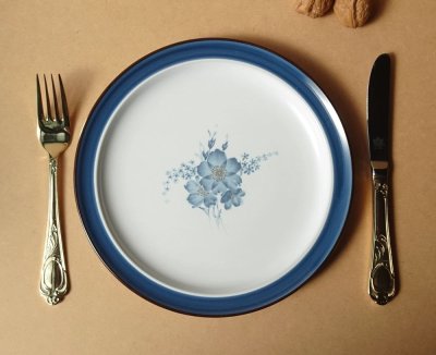 ノリタケストーンウェアミートプレート5枚セット SHOP偶然と必然の間 ノリタケ STONEWARE ミート皿 青花