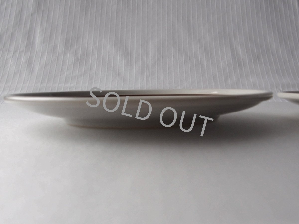 画像6: [B品] ノリタケ プリマストーン ケーキ皿2点セット(3)　草花 21cm (6)