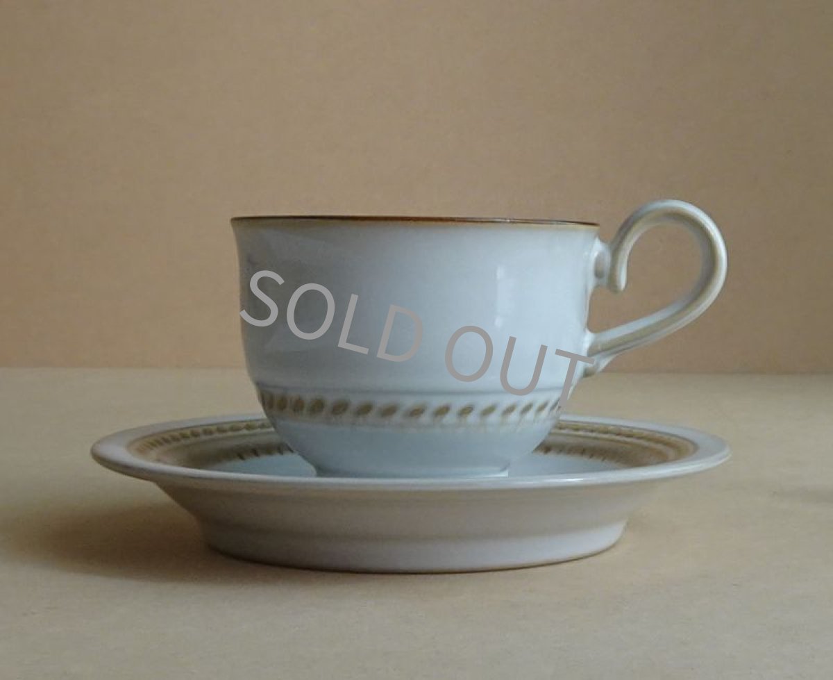 画像10: 【B品】ノリタケ ストーンウェア　カップ＆ソーサー　ロープ模様 (10)