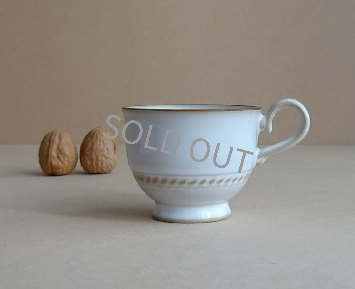 画像14: 【B品】ノリタケ ストーンウェア　カップ＆ソーサー　ロープ模様 (14)