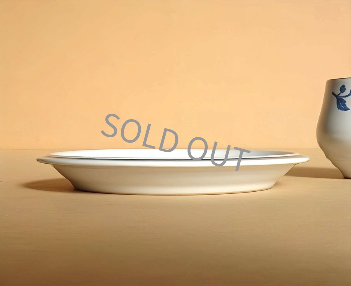 画像14: ノリタケ ストーンウェア　カップ＆ソーサー 青実 先細 (14)